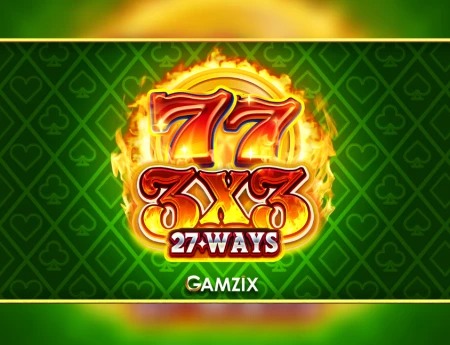 3х3 27  Ways